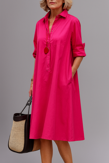 Effortless Flowy Midi Dress for Women