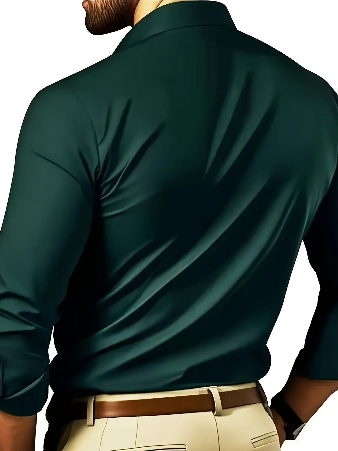 Effortless Light Grey Shirt for Men