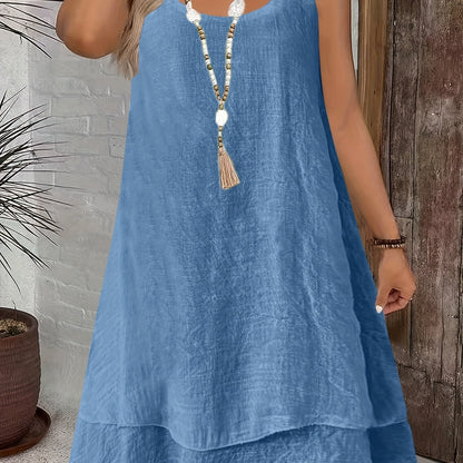 Elegant Evening Dress for Women with Sleeveless Formal Wedding Guest Style