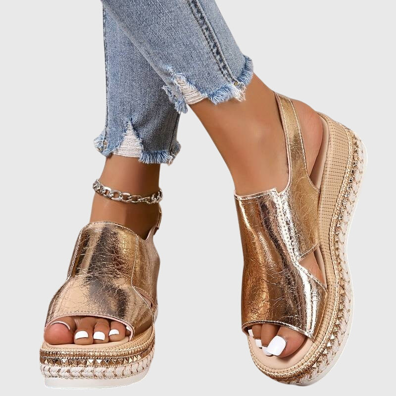 Comfortable Orthopedic Sandals for Women with Open Toe Cushioned Style
