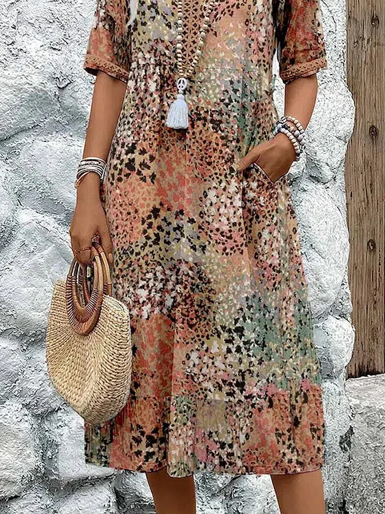 Stylish Chic Midi Dress for Women