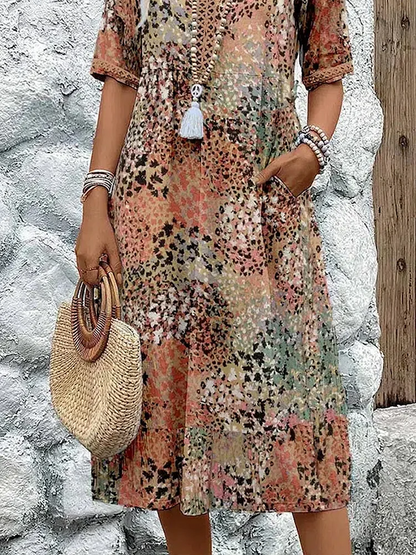 Stylish Chic Midi Dress for Women