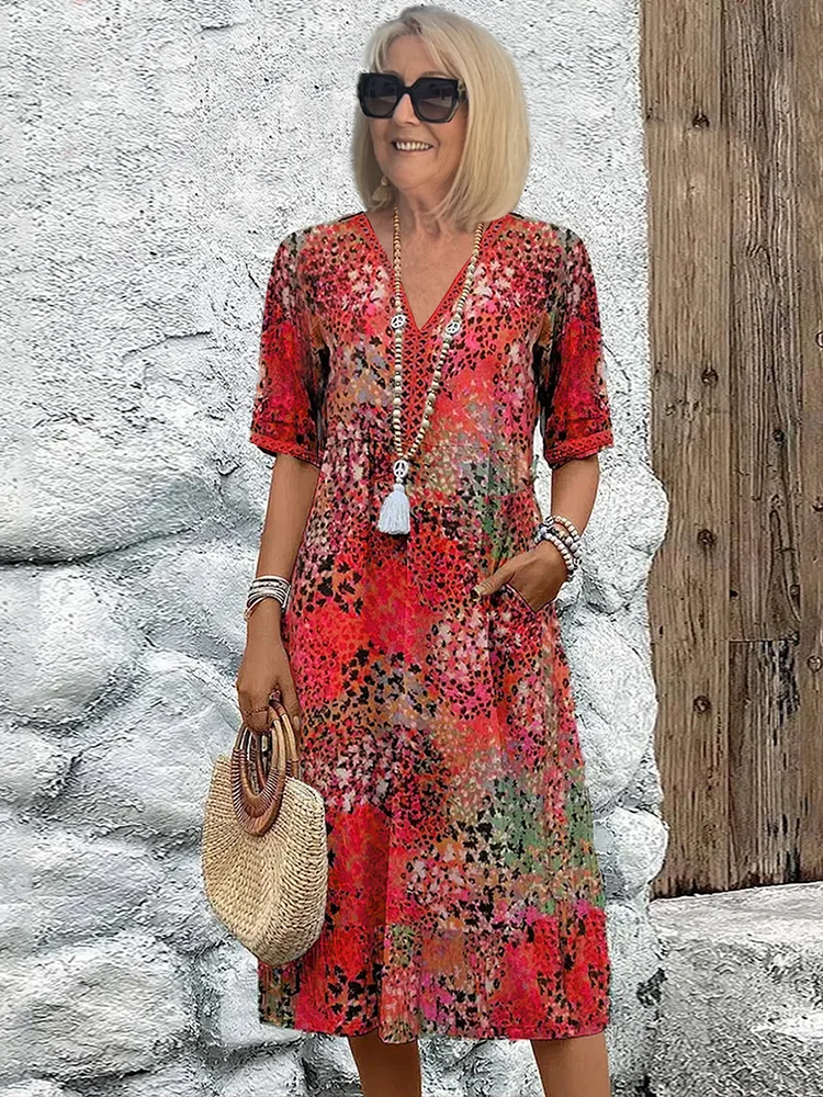 Stylish Chic Midi Dress for Women