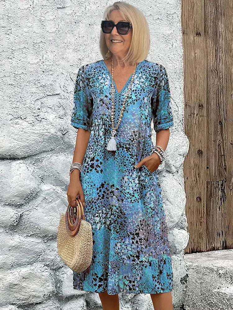 Stylish Chic Midi Dress for Women