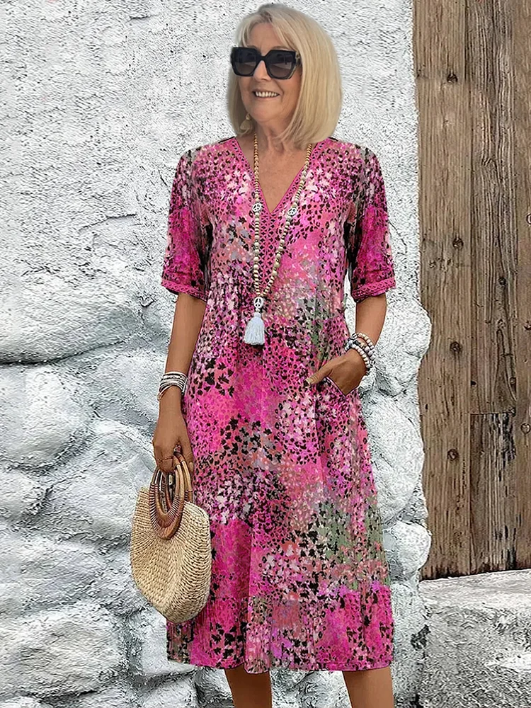 Stylish Chic Midi Dress for Women