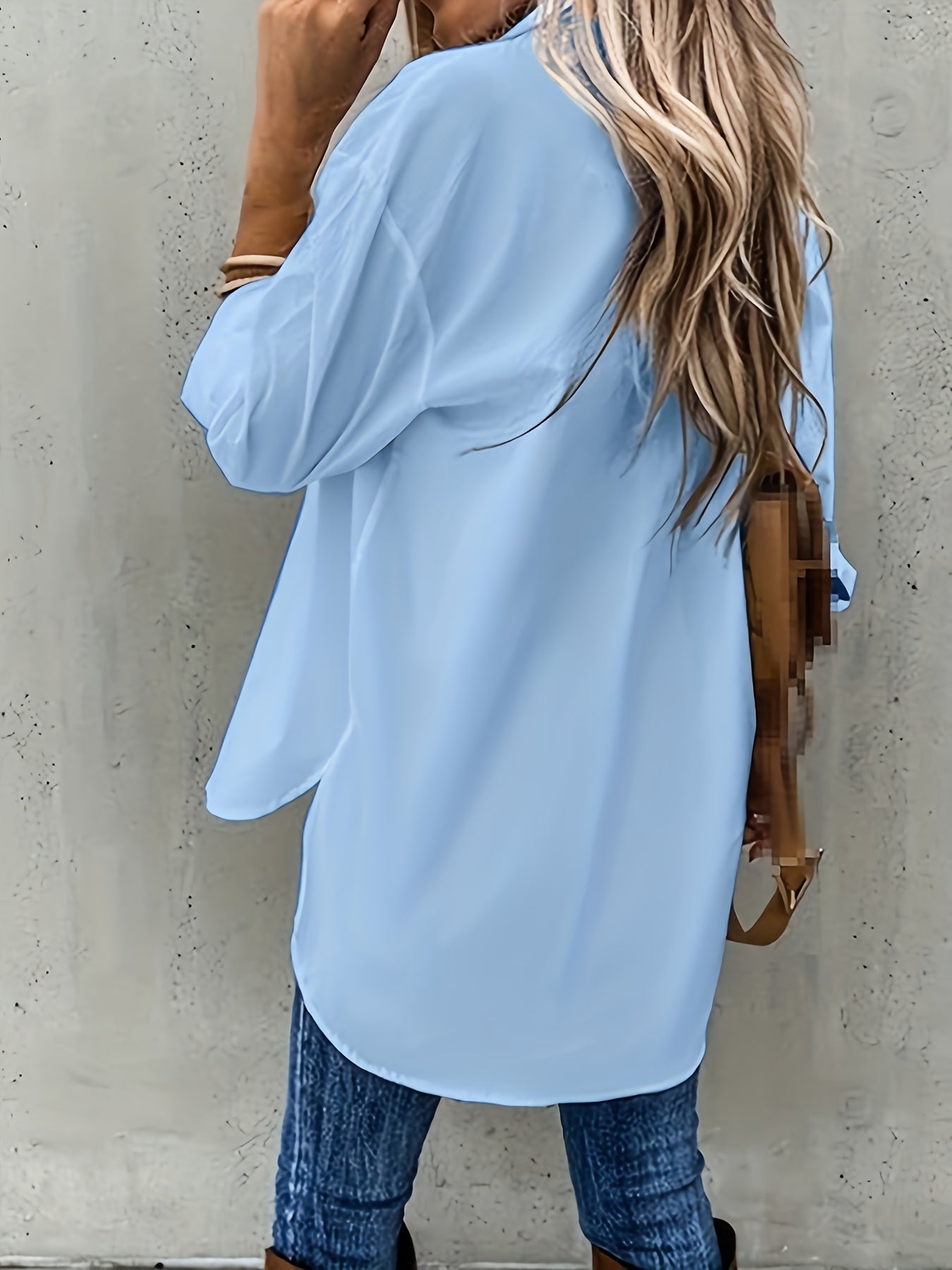 Effortless Blouse for Women with Button Up