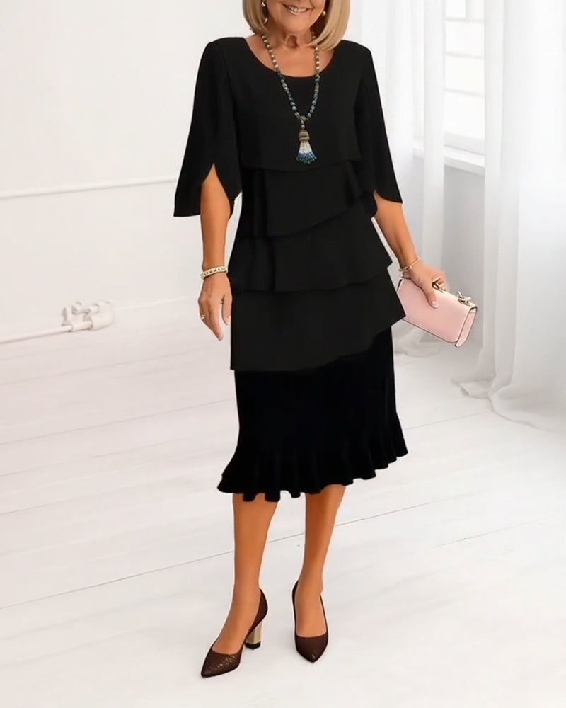 Stylish Mini Dress for Women with A Line