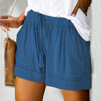 Stylish Shorts for Women with Drawstring Pockets
