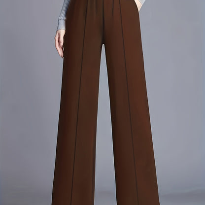 Effortless Wide Leg Pants for Women with High Waist