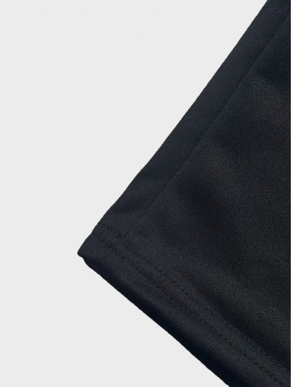 Effortless Black Cargo Pants for Women with Drawstring High Waist Wide Leg Style