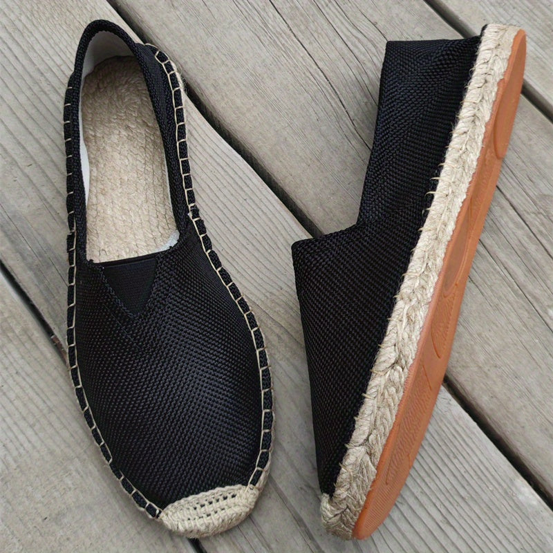 Comfortable Espadrilles for Men with Woven Breathable Style