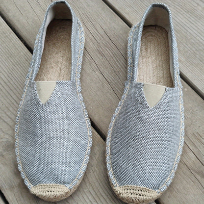 Comfortable Espadrilles for Men with Woven Breathable Style