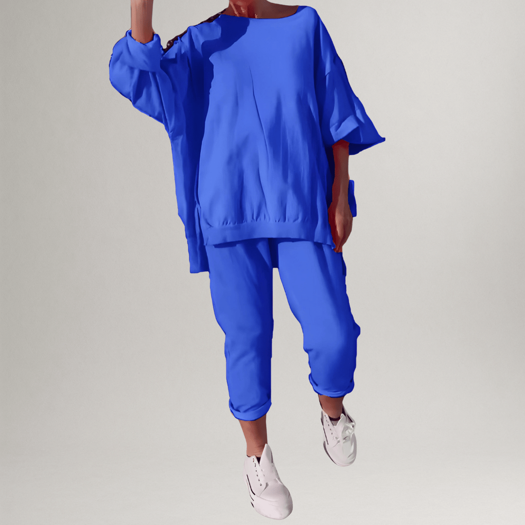 Comfortable Two Piece Set for Women with Oversized Casual Style