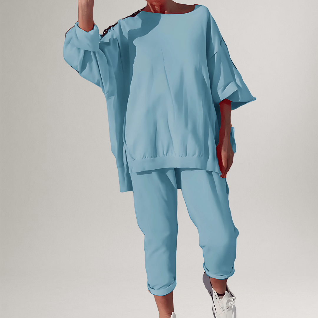 Comfortable Two Piece Set for Women with Oversized Casual Style