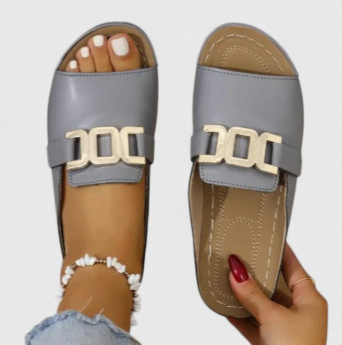 Comfortable Orthopedic Sandals for Women with Buckle Cushioned Arch Support Style