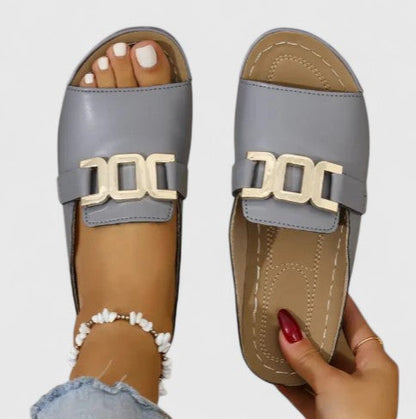 Comfortable Orthopedic Sandals for Women with Buckle Cushioned Arch Support Style
