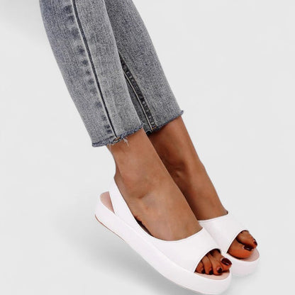 Comfortable Orthopedic Sandals for Women with Platform Wedge Open Toe Slingback Cushioned Casual Style