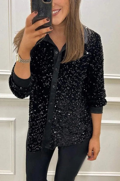 Effortless Blouse for Women with Collared Casual Style
