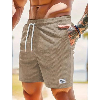 Effortless Shorts for Men with Drawstring Pockets