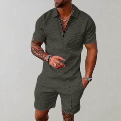 Comfortable Polo and Shorts Set for Men