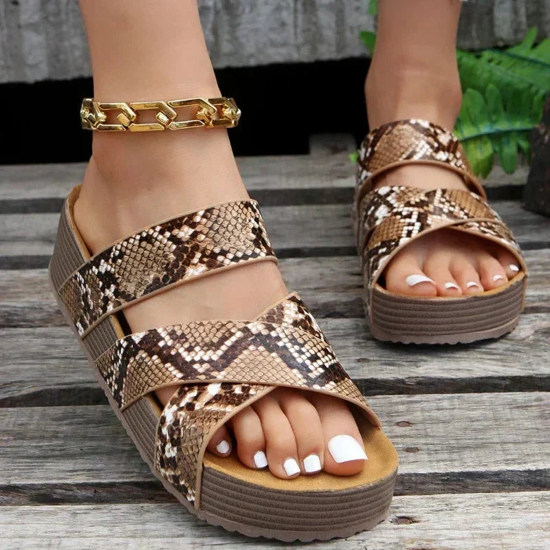 Comfortable Orthopedic Sandals for Women with Braided Cushioned Breathable Style