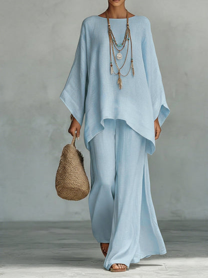 Effortless Two Piece Set for Women with Oversized Casual Style