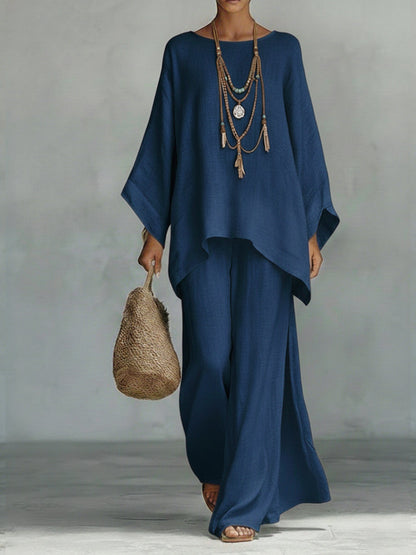 Effortless Two Piece Set for Women with Oversized Casual Style