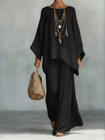 Effortless Two Piece Set for Women with Oversized Casual Style
