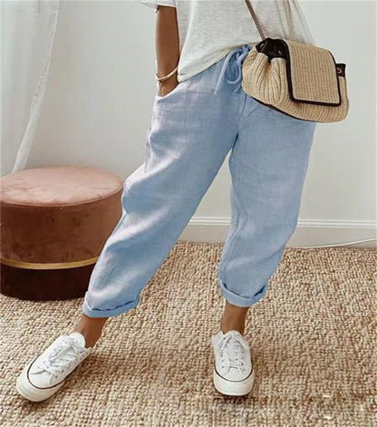 Comfortable Printed Lace Pants for Women