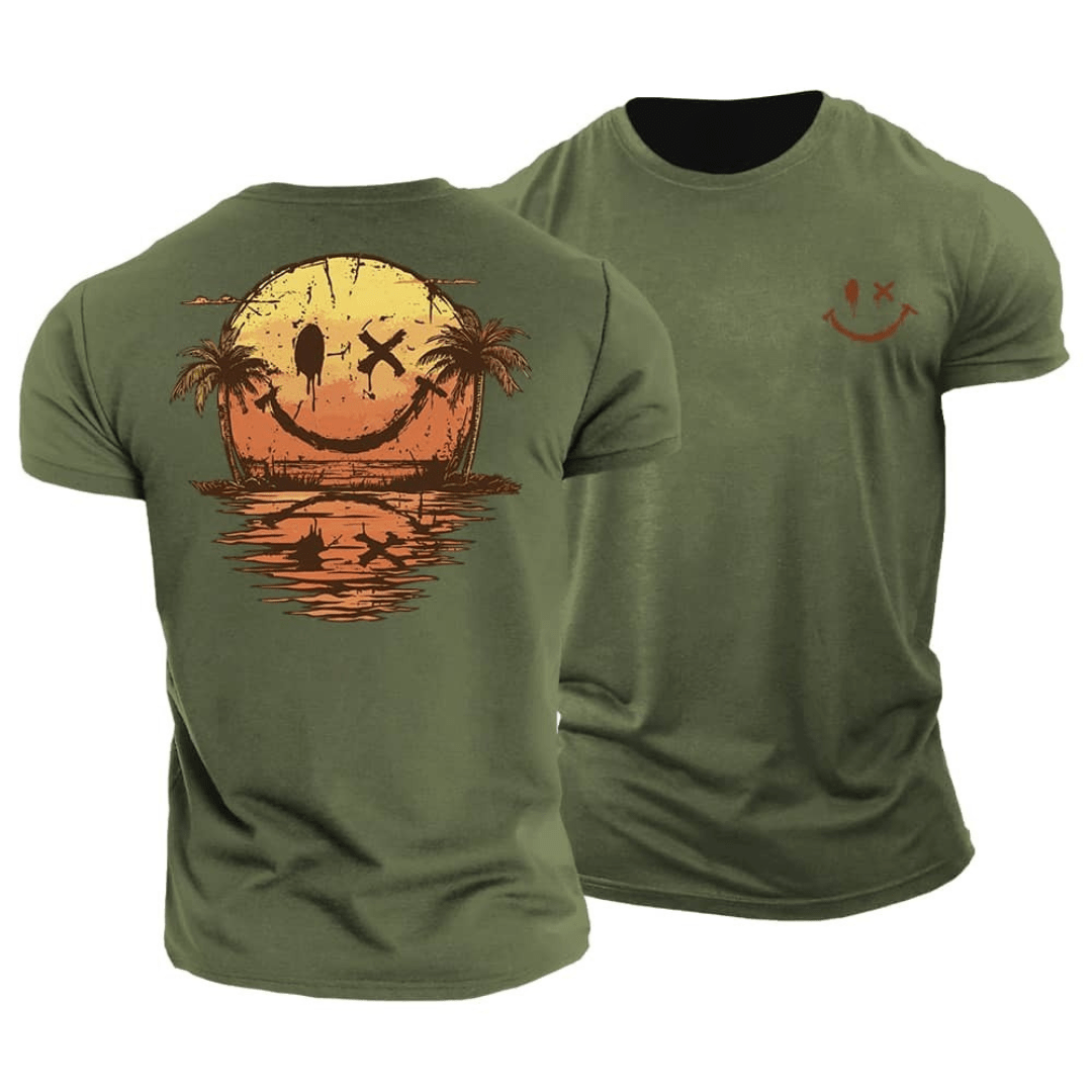 Classic Shirt for Men with Crew Neck