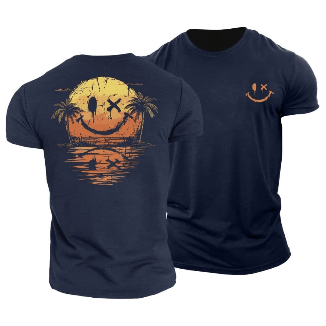 Classic Shirt for Men with Crew Neck