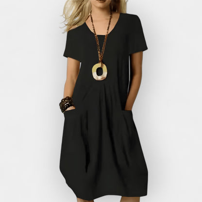 Stylish Flowy Evening Dress for Women Formal Wedding Guest Style