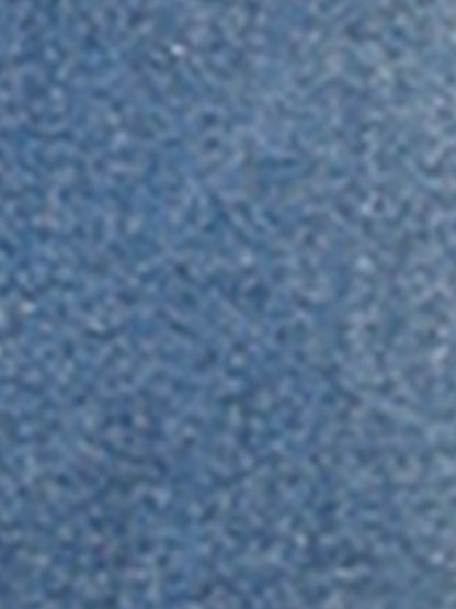 Elegant Denim Midi Skirt for Women with High Waist Fitted Straight Style