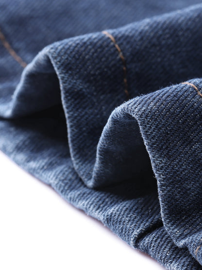Effortless Denim Maxi Skirt for Women with High Waist A Line Style