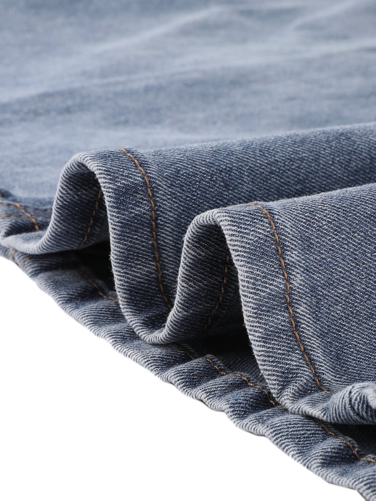 Elegant Grey Blue Denim Midi Skirt for Women with High Waist Fitted Straight Style