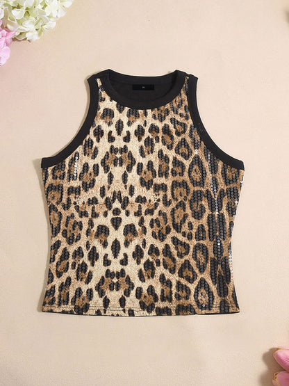 Effortless Halter Tank Top for Women with Ribbed Fitted Relaxed Style