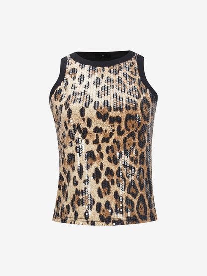 Effortless Halter Tank Top for Women with Ribbed Fitted Relaxed Style