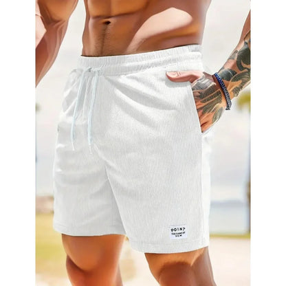Effortless Shorts for Men with Drawstring Pockets