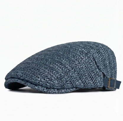 Classic Cap for Men with Woven Summer Design